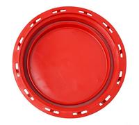 Couvercle de réservoir IBC pour conteneur de 1 000 L - Couvercle en polypropylène rouge avec joint, étanche et pour sceller les liquides et le stockage, usage industriel robuste (B)