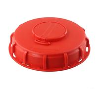 Couvercle de réservoir IBC rouge avec joint pour réservoir de 1000 l, en polypropylène de haute qualité, résistant aux intempéries, compatible avec les conteneurs IBC en plastique courants (A)