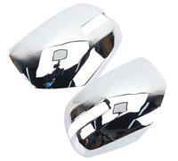 Couvercle De Rétroviseur Chromé Pour Mitsubishi Pour Triton L200 MN ML 2007 2008 2009 - 2018 Trous De Clignotant Latéraux Coque Rétroviseur(1 pair)