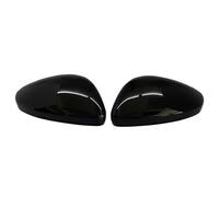 Couvercle de rétroviseur latéral de remplacement, capuchon d'aile, boîtier de porte extérieur, coque Trm, pour Peugeot 208 2008 DS D508 S3 2019 - 2025 Housse de rétroviseur latéral(Glossy Black)