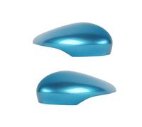Couvercle de Rétroviseur Latéral pour Ford Fiesta MK7 2008-2017, Cache Miroir de Voiture, Remplacement Extérieur,G Sea Sky Blue-Left