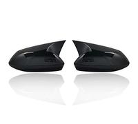 Couvercle De RéTroviseur LatéRal Pour Toyota Pour Corolla 2019 2020 Housse De Rétroviseur Motif En Fiber Carbone Couvercle De Miroir D'Aile Adapté(Bright black)