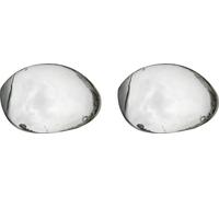 Couvercle de rétroviseur pour Citroen C3 2002-2009 en acier inoxydable 2pcs