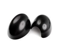 Couvercle de rétroviseur Pour Mini pour Cooper S Clubman R55 Countryman Accessoires Les coques de rétroviseur voiture Black Flag Shell(2,Manual folding)