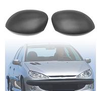 Couvercle de Rétroviseur pour Peugeot 206 207 2003 2004 2005 2006-2009, Capuchon Miroir D'aile Porte Voiture Coque Extérieure Remplacement, Primer-1 Pair