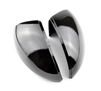 Couvercle de rétroviseur Pour Volkswagen pour Tiguan 2008-2015 boîtier de coque rétroviseur style voiture couvercle capuchon(Bright black)