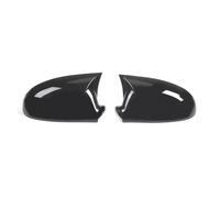 Couvercle de rétroviseur Pour VW Pour Volkswagen Pour Golf MK5 GTI R 2003-2009 Rimes Côté Rétroviseur Couverture Décor Capuchon Garniture Extérieure(Glossy Black)