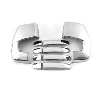 Couvercle de rétroviseur voiture couvercle poignée porte pour Ford pour Transit personnalisé 2012-2023 Kit boîtier capuchon rétroviseur latéral chromé Coques de rétroviseurs extérieurs