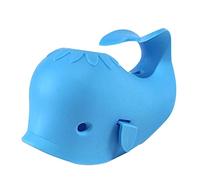 Couvercle de Robinet, Couvercle de Bec de Baignoire, Protecteur de Couvercle de Robinet de Baignoire, Couvercle de Bec de Baignoire pour bébé, Bain Universel en Silicone Baleine Jouets bébé e Bleu