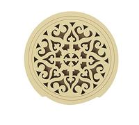 Couvercle de rosace de guitare en bois avec rembourrage en éponge, réducteur de feedback de guitare acoustique pour guitares classiques de 41 pouces (grilles de fenêtres)