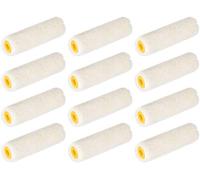 Couvercle de rouleau peinture 3 pouces 76mm, Mini brosse en laine for le traitement murale domestique, 12 pièces