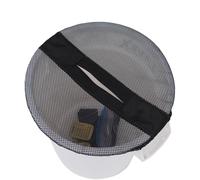 Couvercle de seau poubelles - Couvercle en maille de 5 gallons - Haut filet élastique - Équipement de bateau de pêche avec organisateur maritime - Solution de stockage d'aventure en plein air
