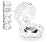 Couvercle de sécurité pour bouton de cuisinière à gaz de type PS conçu pour une tolérance à la chaleur et un nettoyage facile d'entretien dans les cuisines à domicile (blanc)