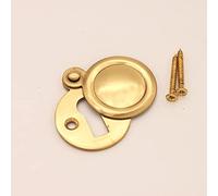 Couvercle de serrure de porte de style victorien fermé avec vis en différentes finitions (laiton poli)