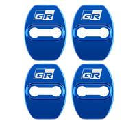 Couvercle De Serrure De Porte De Voiture Anti-Rouille,Protection De La Structure,Accessoires De Voiture Pour Toyota Gazincome Zoo Racing Sport,Style De Voiture,4 Pièces - Type2 Blue