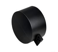 Couvercle de serrure en acier inoxydable noir sans clé pour boutons de porte, conçu pour assurer la sécurité et éviter les tournages non autorisés des poignées de porte et robinets