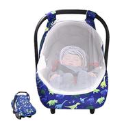 Couvercle de siège d'auto Kids, Cauve de siège d'auto - Cauve de siège de voiture de voyage de protection pour les | Couverture infirmière à l'épreuve des coups de pied avec une fenêtre de 2 couches p