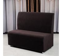 Couvercle De Siège De Carte De Canapé Sans Bras, Couvercle De Couverture De Futon Stretch Protector Housses, Couvercles De Lit De Canapé Pour Canapé à 2 Pla(Size:Siège monomoteur,Color:café)