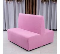 Couvercle De Siège De Carte De Canapé Sans Bras, Couvercle De Couverture De Futon Stretch Protector Housses, Couvercles De Lit De Canapé Pour Canapé à 2 Pla(Size:Siège double face,Color:Pastel Violet)