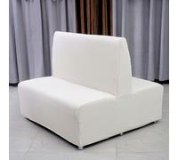 Couvercle De Siège De Carte De Canapé Sans Bras, Couvercle De Couverture De Futon Stretch Protector Housses, Couvercles De Lit De Canapé Pour Canapé à 2 Pla(Size:Siège double face,Color:beige)