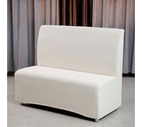 Couvercle De Siège De Carte De Canapé Sans Bras, Couvercle De Couverture De Futon Stretch Protector Housses, Couvercles De Lit De Canapé Pour Canapé à 2 Pla(Size:Siège monomoteur,Color:beige)