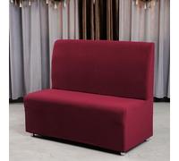 Couvercle De Siège De Carte De Canapé Sans Bras, Couvercle De Couverture De Futon Stretch Protector Housses, Couvercles De Lit De Canapé Pour Canapé à 2 Pla(Size:Siège monomoteur,Color:Wine Red)