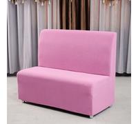 Couvercle De Siège De Carte De Canapé Sans Bras, Couvercle De Couverture De Futon Stretch Protector Housses, Couvercles De Lit De Canapé Pour Canapé à 2 (Size:Siège à un seul côté,Color:Pastel Violet)
