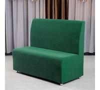 Couvercle De Siège De Carte De Canapé Sans Bras, Couvercle De Couverture De Futon Stretch Protector Housses, Couvercles De Lit De Canapé Pour Canapé à 2 Pla(Size:Siège monomoteur,Color:vert noirâtre)