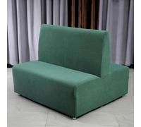 Couvercle De Siège De Carte De Canapé Sans Bras, Couvercle De Couverture De Futon Stretch Protector Housses, Couvercles De Lit De Canapé Pour Canapé à 2 Pla(Size:Siège double face,Color:Matcha)