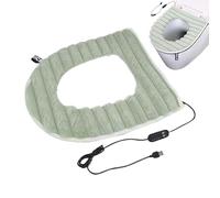 Couvercle De Siège De Toilette Chaude, Couuvercle De Siiège De Tooilette Chauffé Chaud - Coouvercle De Sièege De Toilettte D'hiver Réchauffeur, Chauffage À Alimentation USB TOILEEET LEEAT COOOVER
