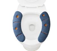 Couvercle de siège de toilette de salle de bain, coussin de siège de toilette, coussin de siège de toilette, installation flexible, autocollant de siège de toilette, réutilisable