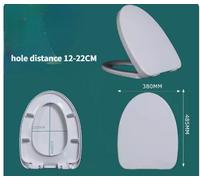 Couvercle De Siège De Toilette Épaissi,Siège De Toilette Avant Ouvert,Remplacement De Panneau De Couverture,Type De Ralentissement Universel,Type U,Type O,Type V,Ménage,1 Pièce - Type G