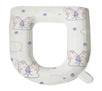 Couvercle de siège de toilette EVA rembourrée o en forme de dessin animé imprimé conception accessoires de salle de bain imperméables confortables pour coussin de coussin de siège