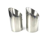 Couvercle De Silencieux D'échappement Voiture En Acier Inoxydable 1 Paire Pour Mazda 6 Pour Atenza, Pour Axela CX-5 CX-4 CX-30(A type Silver)