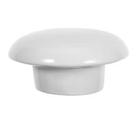 Couvercle de Siphon D’urinoir Blanc 13cm en Céramique pour Salle de Bain | Accessoire Mural, Installation Facile et Nettoyage Simple, Usage Domestique, Compatible Universellement
