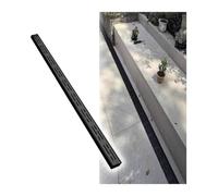 Couvercle de siphon de sol, Canal de drainage en acier inoxydable 304, avec couvercle grille, plusieurs tailles multicolores(Black,10x3cm/3.9x1.2in)