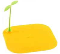 Couvercle de Siphon de Sol de Toilette pour Bouchon de vidange, bloquant et Anti-Odeur, Tampon de vidange en Silicone (Mignons Petits germes de soja) (Jaune)