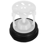 Couvercle de Siphon de Sol pour Machine à Laver Noir ABS Filtre | Étanchéité Renforcée, Pose Simple, Usage, Maille Intégrée, pour Évacuation et Pièces Détachées