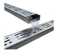 Couvercle de siphon de sol, Système linéaire de canal drainage l'acier inoxydable 304 avec des tailles multiples multicolores grille(H4*W5CM/H1.57*W1.96IN)