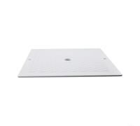 Couvercle de skimmer de piscine carré 25,4 cm pour Hayward SP1082 SP1083 SP1084 Blanc Pièce de rechange Accessoire d'entretien de piscine enterrée