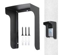 Couvercle de sonnette | Accessoires de sonnette anneau carillon - Support précis anti-reflet pour entrée, maison, vacances, mur, porte, appartement, pluie, sécurité à la maison