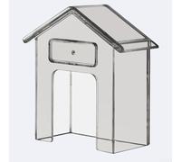 Couvercle de sonnette étanche transparent pour bouton sans fil, 5 côtés, boîtier en polycarbonate imperméable avec grand pour, étui de protection à installation rapide pour une utilisation à la maison