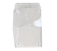 Couvercle de sonnette sans fil 111 x 63 x 52 mm transparent pour l'extérieur - Boîtier PC étanche - Protection contre la pluie et la neige - Design fiable et testé contre les chutes - Pour