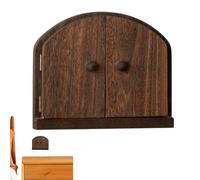 Couvercle de sortie de porte - Décoration de murale 23 x 19 cm, panneau de sécurité en bois naturel, design imaginatif avec rabat de protection | accent intérieur pour chambre d'enfant
