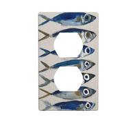 Couvercle de sortie minimaliste pour interrupteur décoratif 1 gang pour cuisine, salle de bain, taille 7 x 11,4 cm