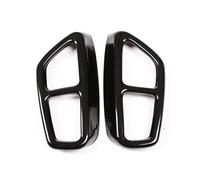 Couvercle De Sortie Silencieux D'échappement En Acier Inoxydable, Accessoires Voiture Pour Série 5 G30 G31 G38 528li 530li 2018 - 2021(Glossy Black)