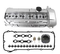 Couvercle de soupape Couvercle De Valve En Aluminium Pour BMW Pour M52 Pour M54 E46 E39 X5 525i 528i 530i Z3 323Ci 2.5L 2.8L 3.0L Kit Avec Joint Et Boulons Moteur Culasse