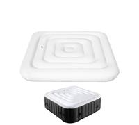 Couvercle De Spa Gonflable,Couverture De Spa Carrée De 162 Cm | Couvertures De Spa Haut De Gamme À Économie D'énergie | Couvercle De Spa Gonflable avec Poignées | Protégez Votre Spa