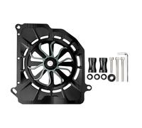Couvercle De Stator Housse de Protection adaptée pour nmax 155 125 nmax 160 Turbo Tech Max/Ultimate/Neo/Neo S Moto Couvercle De Moteur(Titanium)