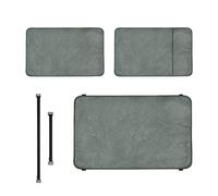Couvercle de support de tête pour meubles, couverture de chaise à base de vénère, housses de meubles - couvercle de fauteuil sans glissement 3x, couvercle de fauteuil latéral pour polt